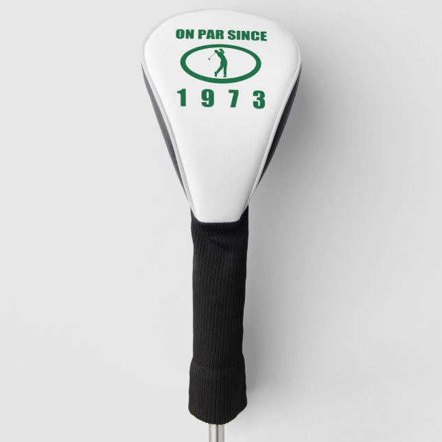 Golf Lover’s 50th Birthday 1973 Head Cover (Front)