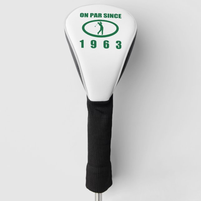 Golf Lover’s 60th Birthday 1963 Head Cover (Front)