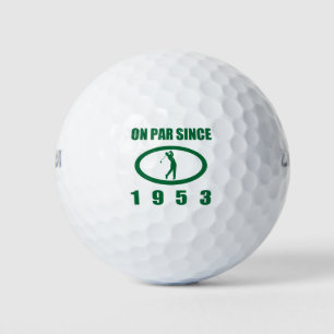 Golf Lover’s 70th Birthday 1953 Balls