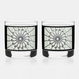 Golf Lover’s Printed Rocks Glass