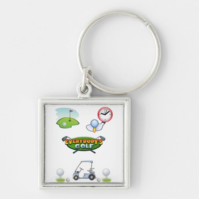 Golf lovers key chain! key ring (Front)