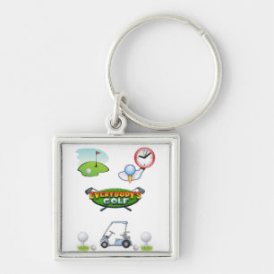 Golf lovers key chain! ring