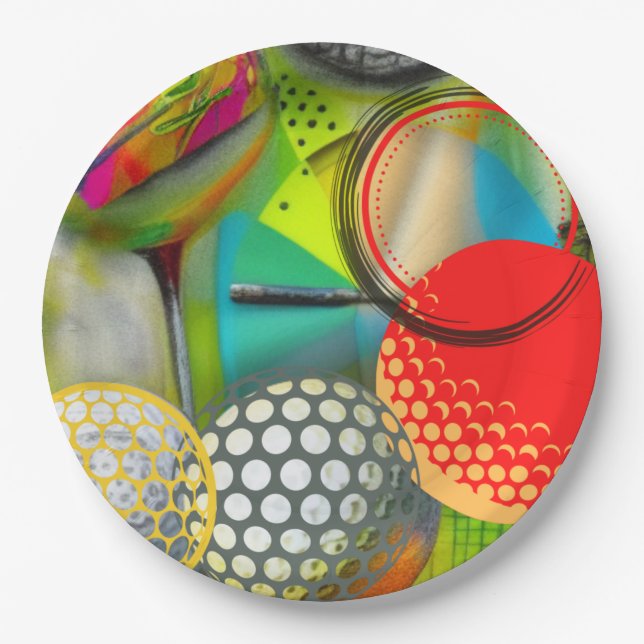 Golf Lovers Paper Plate (Front)