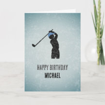 Golf Loving Guy - Golfer Theme for Man's Birthday