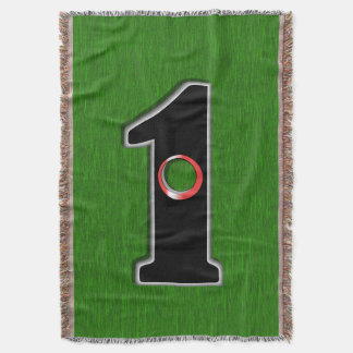 Golf Lucky Hole in One Throw Blanket