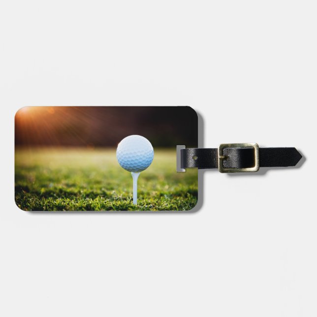 Golf luggage tag (Front Horizontal)