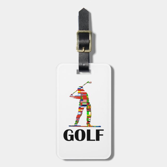 Golf Luggage Tag (Front Vertical)