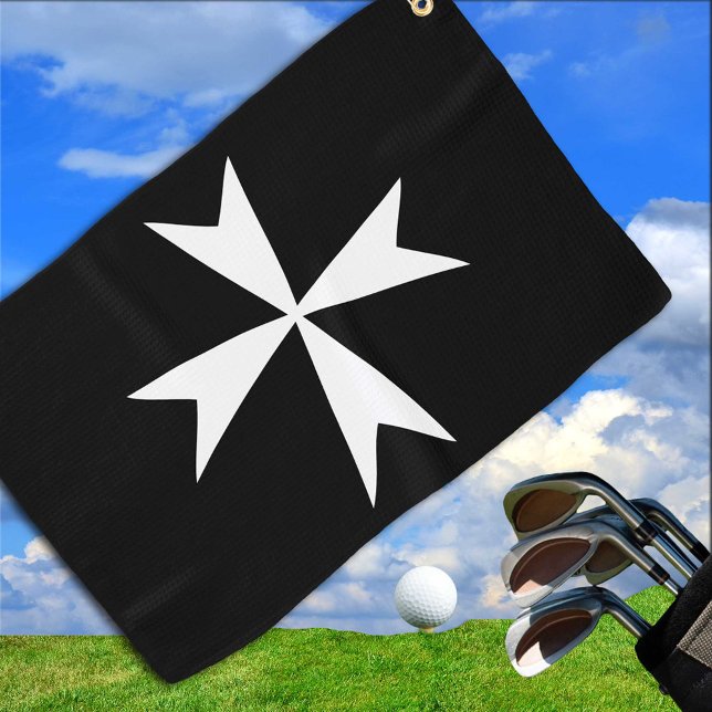 Golf Malta Flag & Maltese Cross sports / St. Johns Towel (Creator Uploaded)