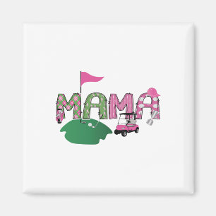 Golf Mama Hole In One Golf 1st Birthday Party Magnet
