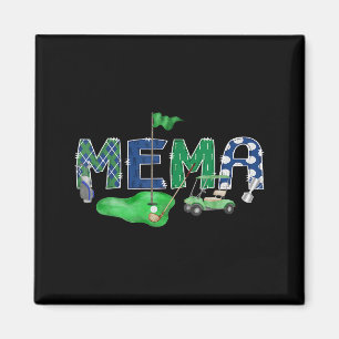 Golf mema hole in one golf 1st birthday boy party magnet