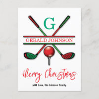 Golf Merry Christmas-Holiday Design