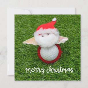 Golf Merry Christmas with Santa Claus for golfer 