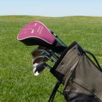 Golf modern typography initial monogram pink girly