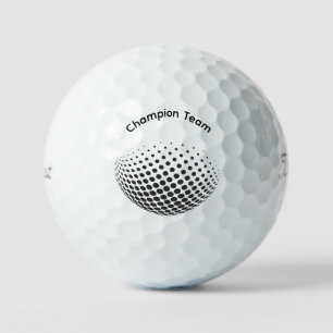 Golf modern typography initials monogram elegant  golf balls