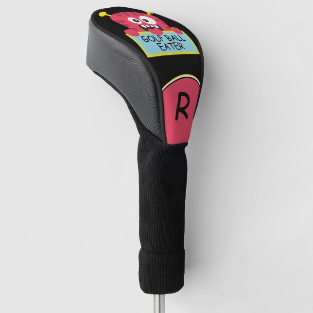 Golf Monster Ball Eater Head Cover (Angled)