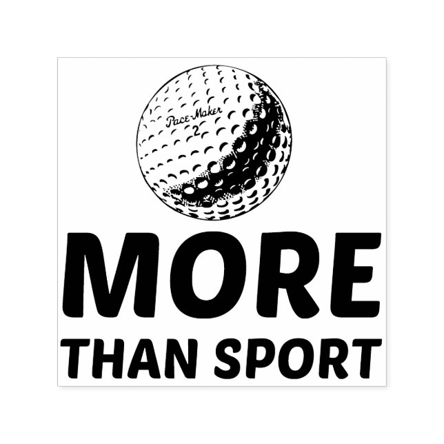 GOLF MORE THAN SPORT SELF-INKING STAMP (Design)