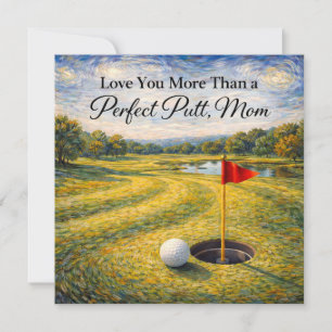 Golf Mother’s Day Card for Mum