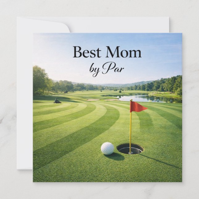 Golf Mother’s Day Card for Mum  (Front)