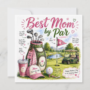 Golf Mother's Day themed for Golfer Card