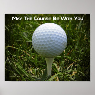 Golf Motivational Fun Poster! Poster