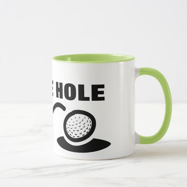 Golf mug humour | Coffee hole (Right)
