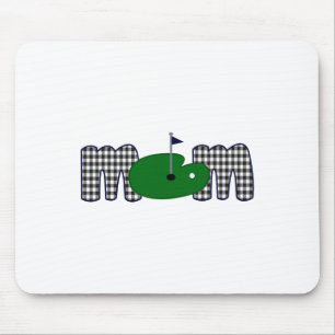 Golf Mum Life Birthday Family Matching Mama Mother Mouse Pad