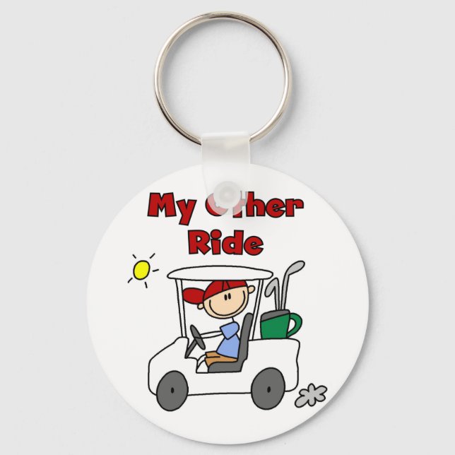 Golf My Other Ride Key Ring (Front)