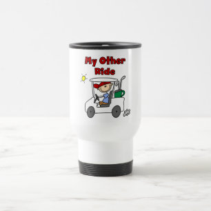 Golf My Other Ride Tshirts and Gifts Travel Mug
