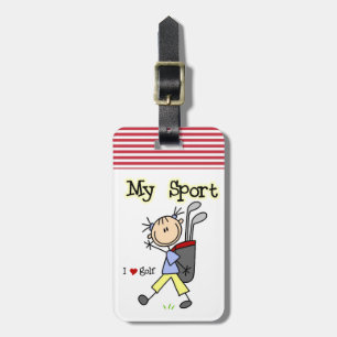 Golf My Sport Luggage Tag