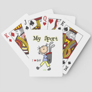 Golf My Sport Playing Cards