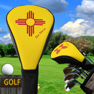 Golf New Mexico & Mexico Flag / Golf Clubs Covers