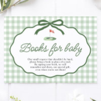 Golf New to the Club Baby Shower Books For Baby