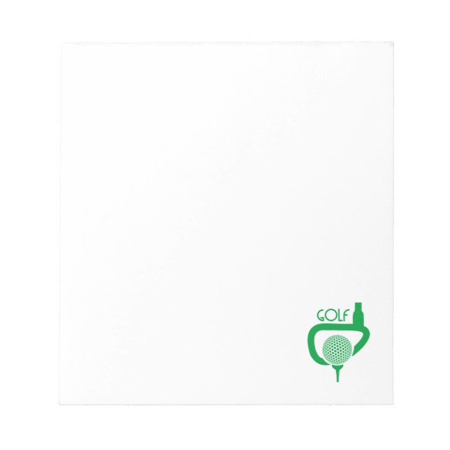 Golf Notepad (Front)