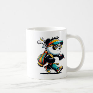 Golf Novelty Panda Golfing Men Women Kids Funny Go Coffee Mug