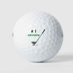 Golf - Number One Grandpa Gift Golf Balls