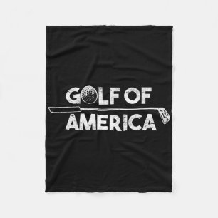 Golf Of America Golf Of Mexico - Golf Player Fleece Blanket