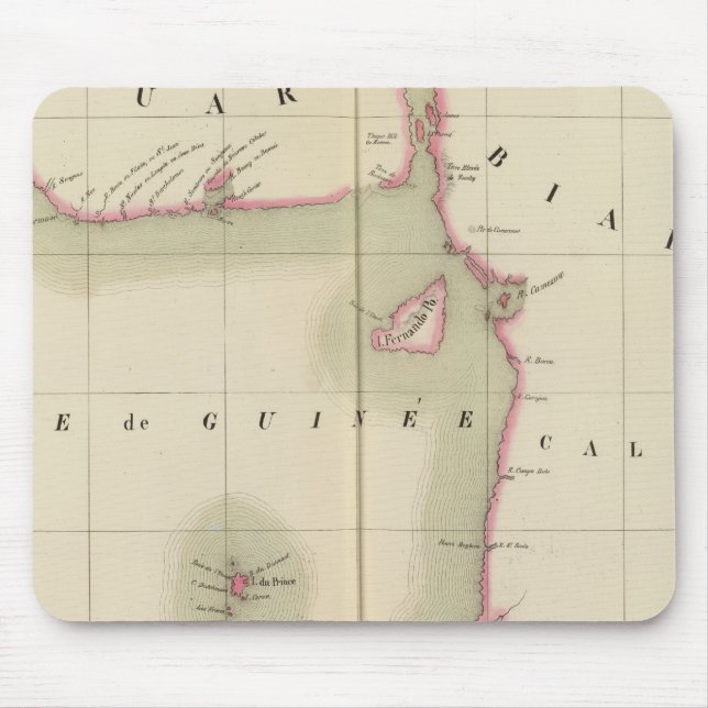 Golf of Guinea 36 Mouse Pad (Front)