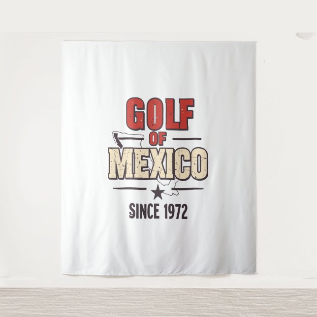 Golf of Mexico' Parody with Vintage Tapestry (Front)