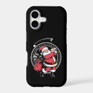 Golf Oh Christmas Santa Claus Vintage Golfer Golfi