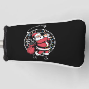 Golf Oh Christmas Santa Claus Vintage Golfer Golfi Golf Head Cover
