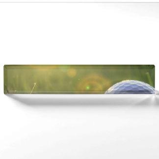 Golf on a Sunny Day Nameplate