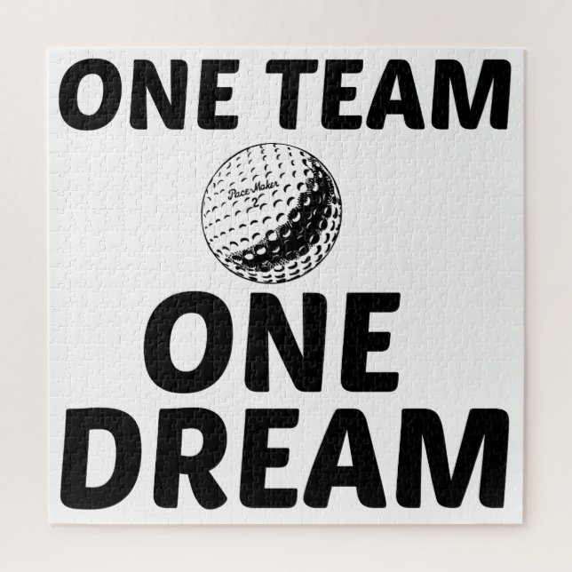 GOLF ONE TEAM ONE DREAM JIGSAW PUZZLE (Vertical)