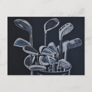 "Golf Outing Notice" post card