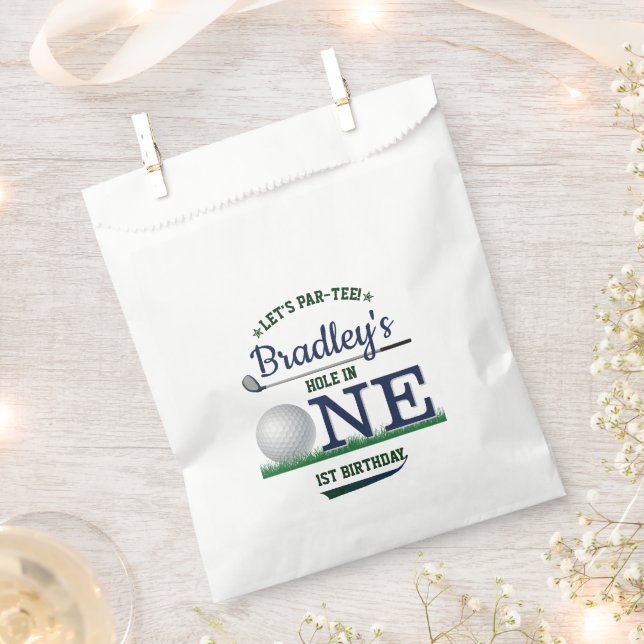 Golf PAR-TEE 1st Birthday Favour Bags (Clipped)