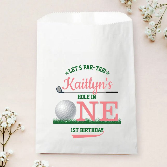 Golf PAR-TEE 1st Birthday Favour Bags (Creator Uploaded)