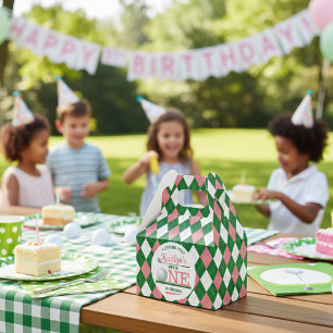 Golf PAR-TEE 1st Birthday Favour Box