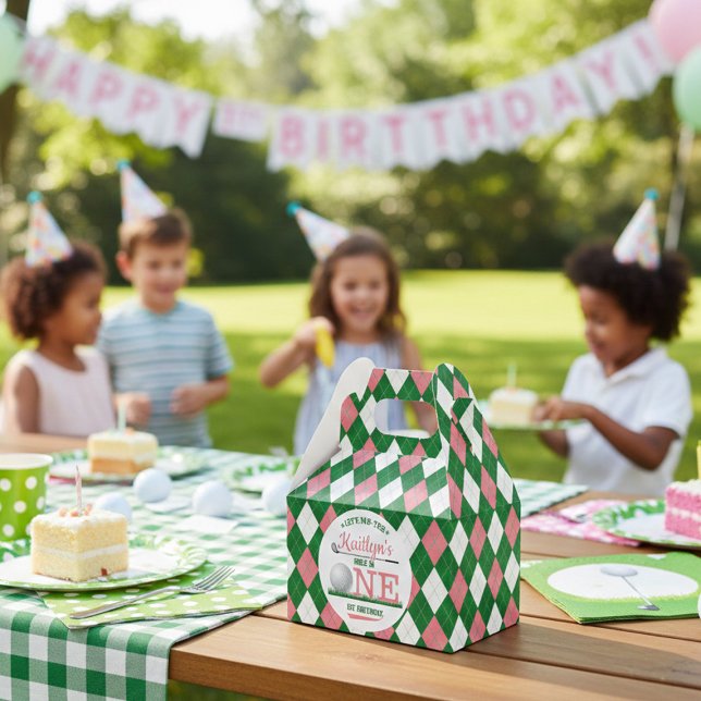 Golf PAR-TEE 1st Birthday Favour Box (Creator Uploaded)