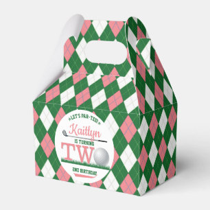 Golf PAR-TEE 2nd Birthday Favour Box