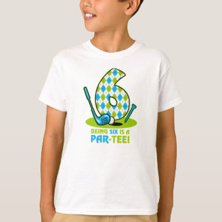 Golf Par-Tee 6th Birthday T-Shirt