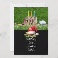 Golf Par tee Golfer Christmas Party